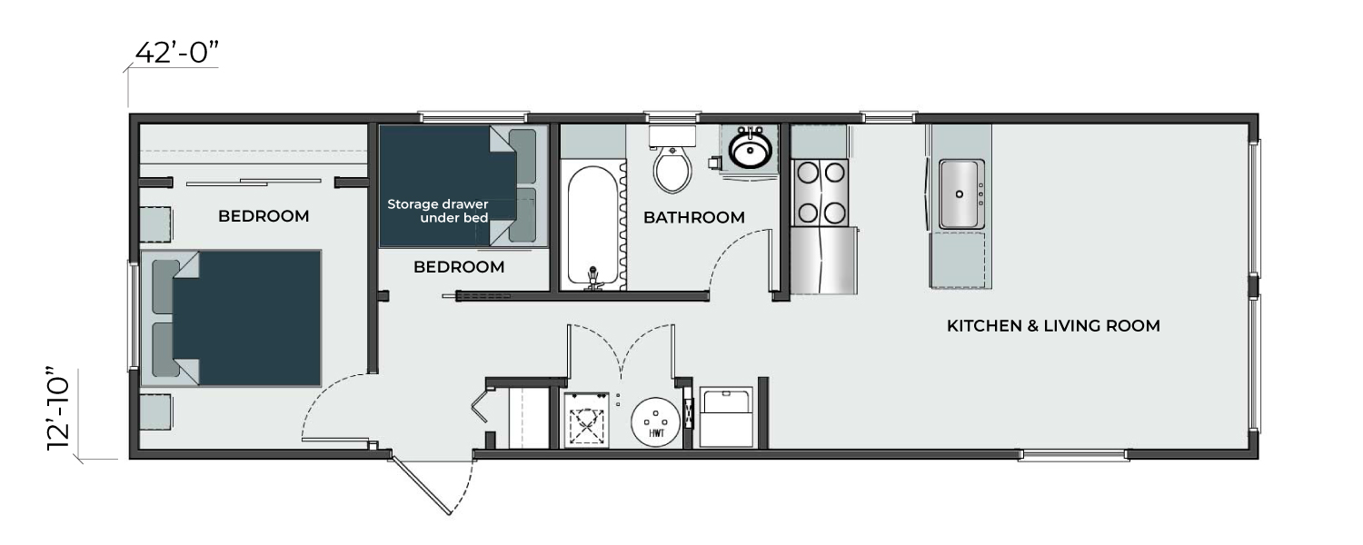 Anstey floor plan, Kyllo Homes