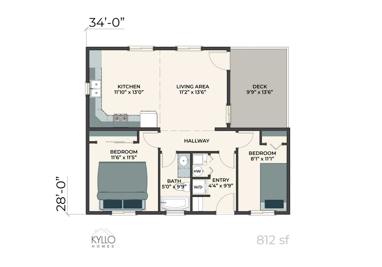 Loon Lake floor plan, Kyllo Homes